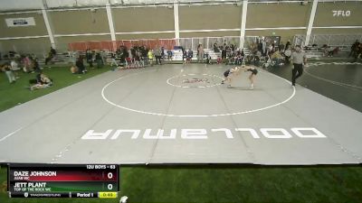 63 lbs Cons. Round 2 - Jett Plant, Top Of The Rock WC vs Daze Johnson, Juab WC