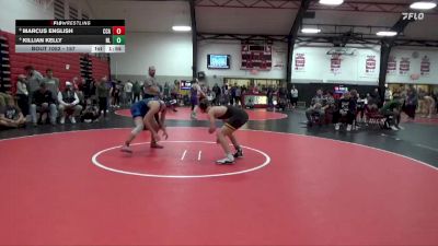157 lbs 13th Place Match - Killian Kelly, New London vs Marcus English, Clear Creek-Amana