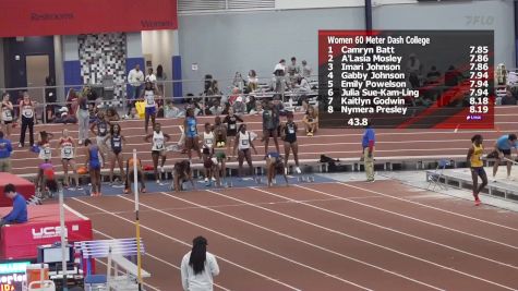 Women's 60m, Prelims 6