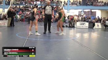 132 lbs Champ. Round 2 - Keanna Conrad, Blackfoot vs Bryn Beardoll, Eagle