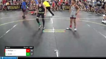 60 lbs Round 2 (4 Team) - Zander Smith, Midwest Xtreme Wrestling vs Levi Phillips, Ares