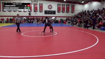 197 lbs Champ. Round 2 - Xavier Areceneaux, Simpson University vs Jakar Carter, Palomar College