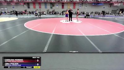 131 A Champ. Round 2 - Carolina Moreno, Southern Oregon University vs Cera Philson, Wisconsin-Stevens Point