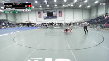 141 lbs Semifinal - Nathan Pike, Unattached vs Dom Vinci, Cortland