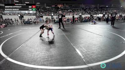 43 lbs Consi Of 16 #2 - Memphis Epperley, Smith Wrestling Academy vs Elwood Manley, Perry Wrestling Club