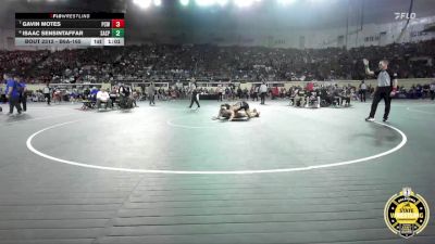 B6A-165 lbs Cons. Round 1 - Isaac Sensintaffar, Sand Springs vs Gavin Motes, Putnam City West