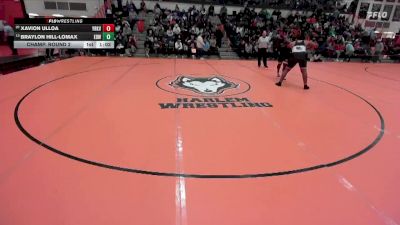 285 lbs Champ. Round 2 - Braylon Hill-Lomax, EDWARDVILLE (HS) vs Xavion Ulloa, YORKVILLE (HS)