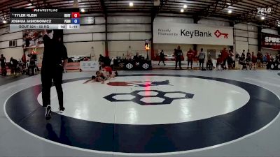 55 kg Cons. Round 4 - Tyler Klein, Dubuque RTC vs Joshua Jasionowicz, Pennsylvania