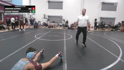 84 lbs Round 1 (6 Team) - Jonathan Aufiero, GPS Blue vs Cutler Trenary, Keystone Krush