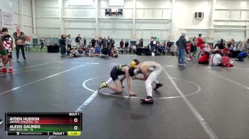 88 lbs Quarterfinals (8 Team) - Ayden Hudson, Armory Athletics vs Alexis Galindo, Ohio Gold 24K