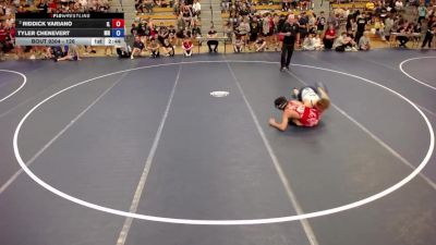 126 lbs Champ. Round 2 - Riddick Variano, IL vs Tyler Chenevert, MN