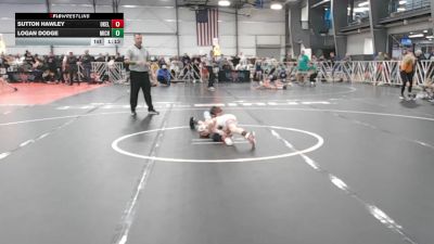 76 lbs Round 1 - 9:00am Saturday - Sutton Hawley, Oklahoma Elite vs Logan Dodge, Team Michigan