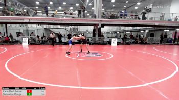 125A lbs Quarterfinal - Kade Davidheiser, The Hill School vs Sebastian Ortega, Triumph