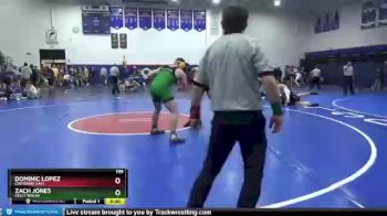 195 lbs Cons. Round 4 - Zach Jones, Kelly Walsh vs Dominic Lopez, Cheyenne East