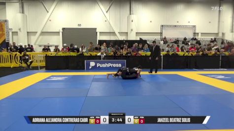 Jahzeel Beatriz Solis vs Adriana Alejandra Contreras Cabr 2025 World IBJJF Jiu-Jitsu No-Gi Championship