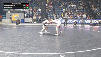 141 lbs Semifinal - Vince Cornella, Cornell vs Tom Crook, Virginia Tech