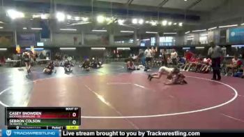 106 lbs Placement Matches (16 Team) - Casey Snowden, Backyard Brawlers vs Sebron Colson, TN Misfits
