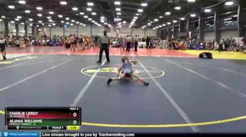 48 lbs Round 3 - Aliana Williams, Midwest Maniacs vs Charlie LeRoy, VA Hammers