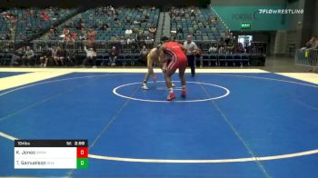 184 lbs Quarterfinal - Kenderick Jones, Grand View vs Tate Samuelson, Wyoming
