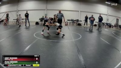 68 lbs Round 1 - Evan Bender, High Pace vs Joey Rhodes, Nova WC