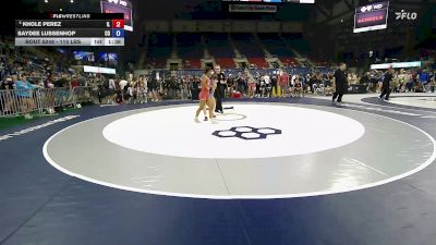 110 lbs Champ. Rd Of 64 - Khole Perez, IL vs Saydee Lussenhop, CO