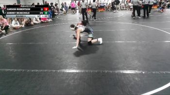 100 lbs Round 3 - Carson Robertson, Club Venom vs Aubrey McNichols, Central Florida Wrestling