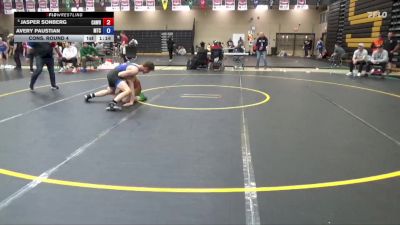 144 lbs Cons. Round 4 - Jasper Sonberg, Caveman Wrestling vs Avery Paustian, McDominate Training Center