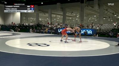 65 kg Champ. Rd Of 16 - Connor Thorpe, PWC RTC vs Vitali Arujau, Spartan Combat RTC/ Titan Mercury Wrestling Club