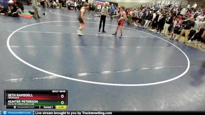 120 lbs Cons. Round 2 - Hunter Peterson, MN Elite Wrestling Club vs Seth Ramsdell, Minnesota