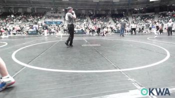 76 lbs Round Of 16 - Blaze Graves, Red Ryder Wrestling Club vs AZARIA GIBBS, KIPP TULSA