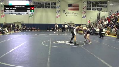 157 lbs Semifinal - Joe Hirsch, Western Dubuque vs Ben Backes, Cedar Falls