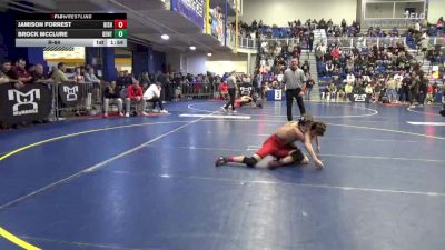 121 lbs R-64 - Jamison Forrest, Bishop McCort vs Brock McClure, Bentworth
