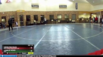 75 lbs 5th Place Match - Lorelei Hovis, BWC vs Jocelynn Paun, Rick Larsen Wrestling Club