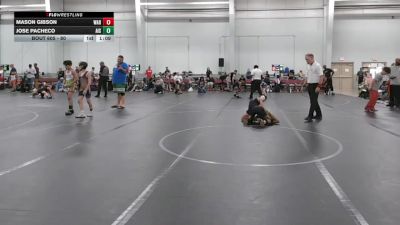 80 lbs Round 1 - Jose Pacheco, AISIG vs Mason Gibson, Warhawks