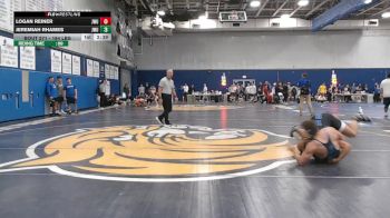 184 lbs Consi Of 8 #2 - Logan Reiner, Johnson & Wales (RI) vs Jeremiah Rhames, Johnson & Wales (RI)