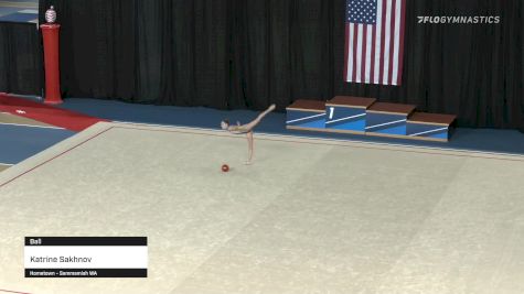 Katrine Sakhnov - Ball - 2021 Rhythmic Elite Qualifier