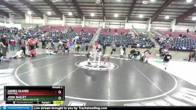 70 lbs Round 2 - James Oliver, Westlake vs Josh Bailey, North Summit Wrestling Club