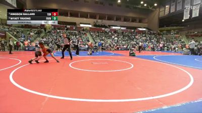 90 lbs Semifinal - Wyatt Truong, Pottsville Apache Youth Wrestling vs Kingson Ballard, Team Conquer Wrestling