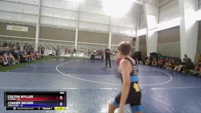 100 lbs Semis & 1st Wrestleback (8 Team) - Vincent DeMarco, Illinois vs Max Schroeder, Wisconsin