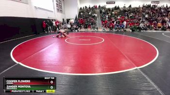 113 lbs 5th Place Match - Cooper Flowers, Legend vs Zander Montoya, Broomfield