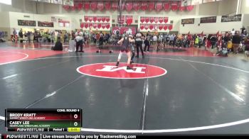 85 lbs Cons. Round 4 - Brody Kratt, Summit Wrestling Academy vs Casey Lee, Heartland Wrestling Academy
