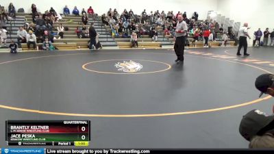 B-2 lbs Quarterfinal - Brantly Keltner, L-M Junior Wrestling Club vs Jace Peska, Krakow Wrestling Club