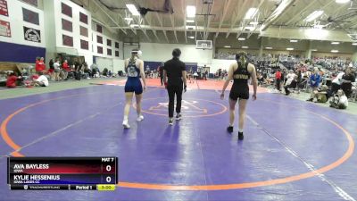 109 lbs Champ. Round 2 - Kylie Hessenius, Iowa Lakes CC vs Ava Bayless, Iowa