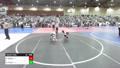 86 lbs Quarterfinal - Parker Bailey, Top Fuelers WC vs Kellen Frost, Team Aggression