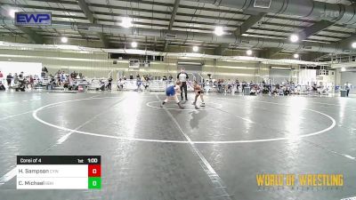 Consi Of 4 - Harper Sampson, Coweta Tiger Wrestling vs Cecilia Michael, Brecksville-Broadview Hts