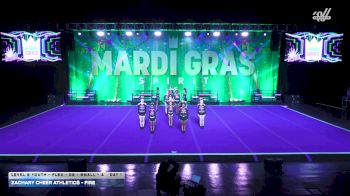 Zachary Cheer Athletics - Fire [2026 L2 Youth - Flex - D2 - Small - A Day 1] 2026 Mardi Gras Grand Nationals