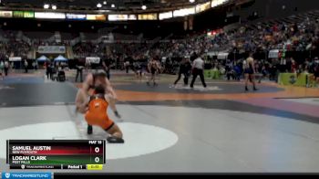 145 lbs Cons. Round 2 - Logan Clark, Post Falls vs Samuel Austin, New Plymouth