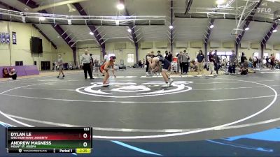 133 lbs Cons. Semi - Dylan Le, Ohio Northern Univerity vs Andrew Magness, Mount St. Joseph