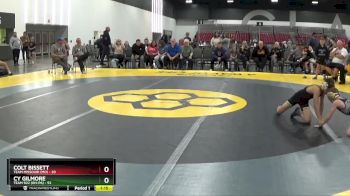 65 lbs Placement Matches (8 Team) - Colt Bissett, Team Missouri (MO) vs Cy Gilmore, Team 922 (OH-PA)