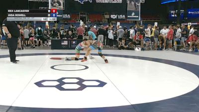 126 lbs Cons. Rd Of 64 - Rex Lancaster, Wisconsin vs Juda Rowell, South Carolina